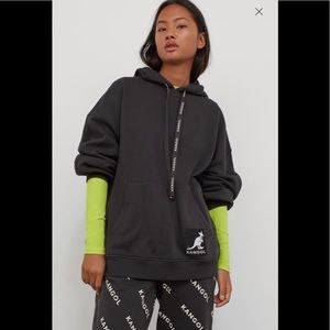 Kangol x H&M. Oversized sweatshirt hoodie NWT